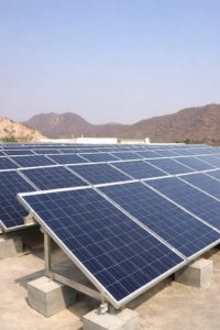 Industrial solar plant