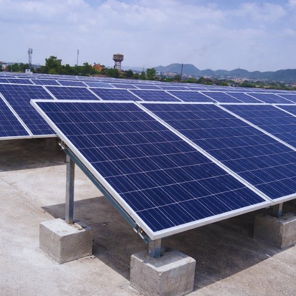 Industrial solar plant